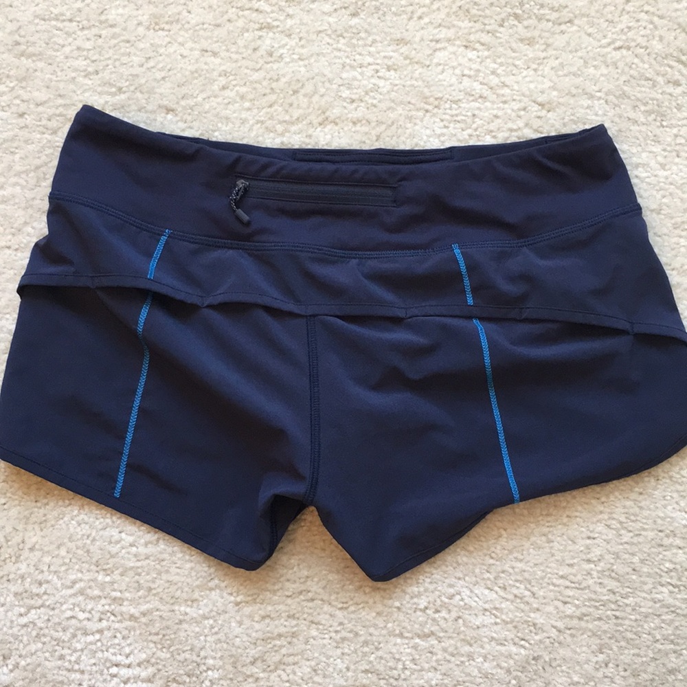🍋 Lululemon navy Speed shorts